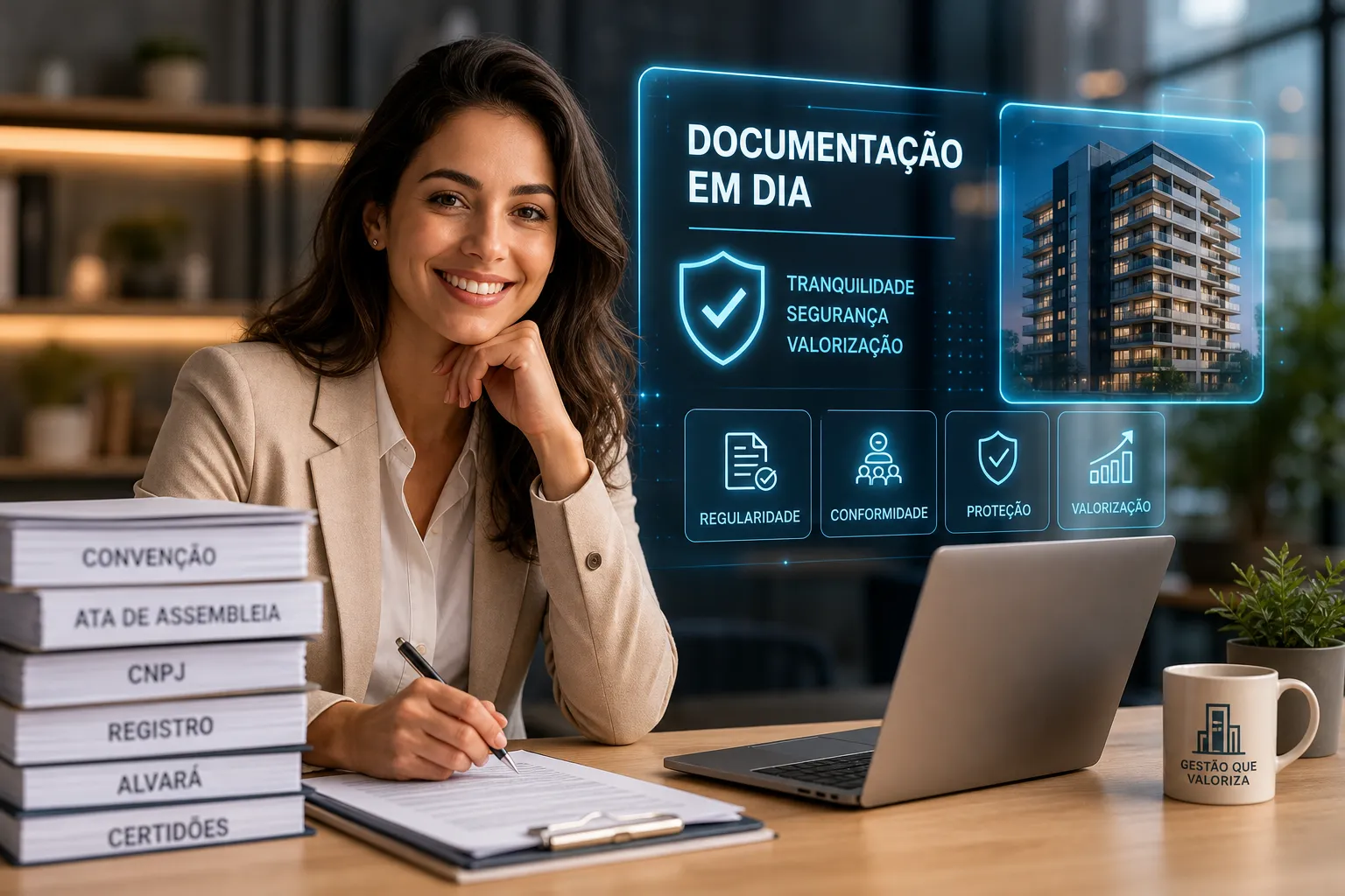 Guia de administração de condomínios em BH: síndico e conselho em reunião de prestação de contas